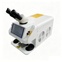 Machine de soudage laser à eau de bureau 200W, soudeuse laser YAG pour l'or et l'argent
