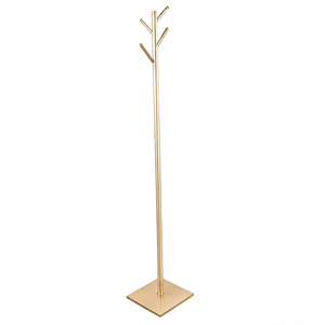 Porte-manteau court minimaliste à <span class=keywords><strong>4</strong></span> têtes, 105 cm, portable pour bureau, salle à manger, vêtements d'enfants, couleur personnalisée - Product Image 4