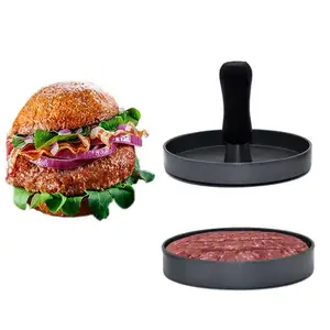 Barbacoa Asar Hamburguesa Prensa Patty Maker Prensa de hamburguesas Antiadherente Carne Veggie Hamburguesa Patty Mold