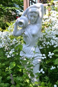 รูปปั้นเทพธิดาประดับหินและหินอ่อนที่ทันสมัยป้องกันการกัดกร่อนรูปปั้นเทพธิดากลางแจ้งสำหรับสวนและสวนสาธารณะ - Product Image 4