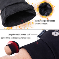 Gants de cyclisme d'hiver personnalisés, gants de course, résistants à l'usure, compatibles avec les écrans tactiles, antidérapants, coupe-vent pour l'extérieur