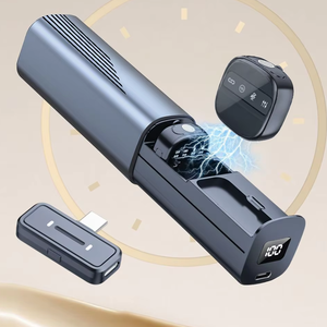 ไมโครโฟน lavalier ไร้สายแบบมืออาชีพที่มีน้ำหนักเบาดีไซน์แบบพกพาสำหรับการเรียนการสอนประสิทธิภาพบนเวที - Product Image 3