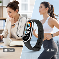 Protection d'écran en verre 9H pour Xiaomi Smart Band 10 8 9 Pro, coque de montre intelligente, protection intégrale anti-rayures et antichoc