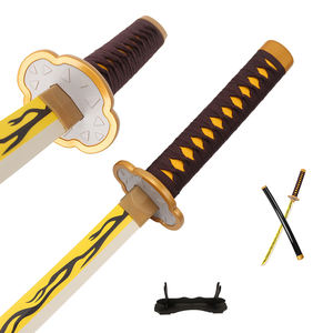 Collection de cosplay <span class=keywords><strong>Demon</strong></span> <span class=keywords><strong>Slayer</strong></span> Kaigaku la plus populaire, nouveaux jouets épées, <span class=keywords><strong>mini</strong></span> <span class=keywords><strong>katana</strong></span> en bois avec lame en bambou, <span class=keywords><strong>katana</strong></span> courte d'anime - Product Image 1