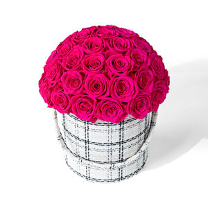 MCfloral Caja para Rosas, Decoraciones de Boda, <span class=keywords><strong>Rosa</strong></span> Intenso, <span class=keywords><strong>Rosa</strong></span> Infinita, Inmortal, Domo Floral, Conservación de Rosas Eternas - Product Image 2