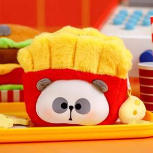 100% Original TOYCITY 6 unids/caja Mr.Pa qué comer hoy serie vinilo muñecos de peluche colgante caja ciega llavero decorativo bolsa con cremallera - Product Image 1