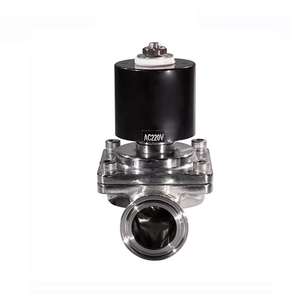 วาล์วน้ำโซลินอยด์สเตนเลสสตีลเกรดอาหารแบบสองทางขนาด 1.5 นิ้ว COVNA B2Bclearance Sale Tri Clamp - Product Image 3