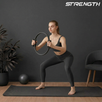 Coffret Cadeau Personnalisé Pilates et Bien-être avec Ballon et Bandes de Résistance pour Femmes, Idéal pour le Fitness et les Projets d'Abonnement