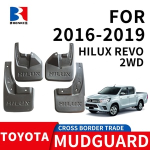 Guardabarros para Toyota Hilux VIGO REVO 2WD 4WD Pick-up, Accesorios de Protección Contra Salpicaduras, Guardabarros de Repuesto Negros - Product Image 2