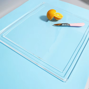 <span class=keywords><strong>Tabla</strong></span> <span class=keywords><strong>de</strong></span> <span class=keywords><strong>cortar</strong></span> <span class=keywords><strong>de</strong></span> acrílico transparente <span class=keywords><strong>con</strong></span> <span class=keywords><strong>borde</strong></span> <span class=keywords><strong>de</strong></span> labio antideslizante 20x16 Protector <span class=keywords><strong>de</strong></span> <span class=keywords><strong>encimera</strong></span> <span class=keywords><strong>para</strong></span> picar alimentos OEM/ODM Bienvenido - Product Image 2