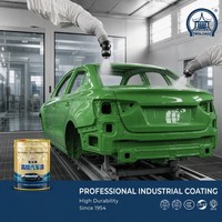 Peinture automobile Wolong 2K30 Standard Green Hydroxyl Acrylic Gloss Finish Steady-Tone Anti-Fade, séchage en 0,5h, pour carrosserie.
