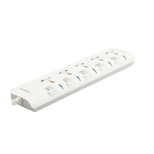 5 prese di corrente universale con il commutatore separato, indicatore luminoso separato, con sicurezza dei bambini, protezione di sovraccarico - Product Image 4
