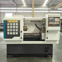 Tour à métaux automatique CNC CK6140 à lit plat horizontal, 3 axes, tour à métaux automatique à 4 stations, petite tour à métaux CNC