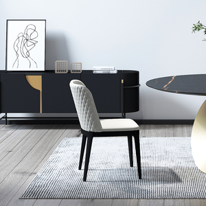 Puruo Italian Luxury <strong>Dining</strong> Chair Minimalist Backrest High-End Designer Feel Metal for Home Use Light Modern <strong>Dining</strong> <strong>Table</strong> <strong>Stool</strong> - Product Image 6