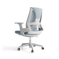 Nouveau design de chaise de bureau en maille chaise de bureau pivotante à dossier moyen chaises de personnel de bureau chaise de direction de luxe pour le bureau