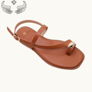Sandalias de Mujer Modernas de Verano con Punta Abierta, Planas, Casuales, Cómodas, Retro, Ligeras y Duraderas, al por Mayor - Product Image 5