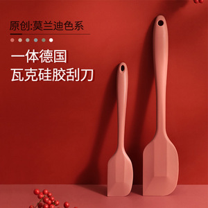 Espátula de Silicona de Grado Alimenticio, Resistente al Calor, Herramienta para Mezclar y Hornear, Utensilio para Amasar Masa, Mantequilla y Pasteles, 2 Tamaños Incluidos - Product Image 1