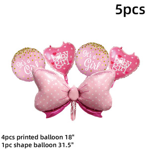 Set di Palloncini in Alluminio per Abbigliamento Neonato, per Primo <span class=keywords><strong>Compleanno</strong></span>, Banchetti Familiari e Decorazioni per Feste - Product Image 3