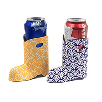 Bottes Forme Néoprène Bière Peut Refroidisseur Impression En Gros Prix Néoprène Titulaire Tronqué Peut Refroidisseur Coozies Pour Les Canettes