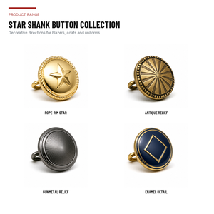 Botones para Blazers con Logotipo Personalizado, Cierres para Trajes, Chaquetas, Abrigos y Uniformes, Fabricante OEM Directo de Vietnam - Product Image 2