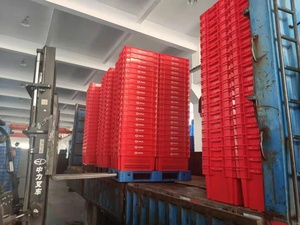 Cesto Logistico Robusto, Cassetta di Alta Qualità Impilabile e Annidabile in Plastica con Rotazione a 180° - Product Image 6