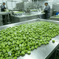 Fèves entières IQF certifiées de haute qualité, légumes entiers, prix compétitif, quantité en vrac, vente en gros