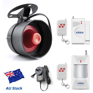 Système d'alarme de sécurité domestique avec sirène de sécurité à haute décibel et détecteur de porte et de fenêtre - Product Image 1