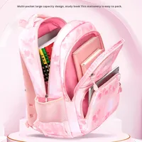 Mochila ligera linda princesa coreana para estudiantes de escuela primaria nuevas niñas grados 1-3-6 moda de dibujos animados múltiples