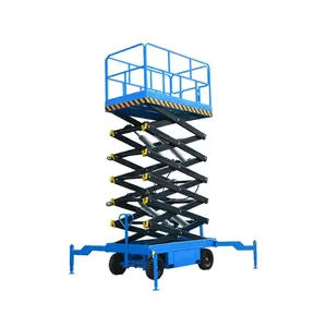 2023 Indoor Electrical Aerial Work Platform Hydraulic Scissor Man Lift Platform Made In China