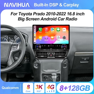 NaviHua 16.8" New Max Screen for Toyota Prado 2010 2013 Multimedia Android Car Radio <b>Auto</b> Head Unit Monitor Carplay Navigation - Product Image 5