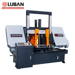 LUBAN Service de suivi complet Répondre dans les 2 heures GZ4240 machine à scier à ruban automatique cnc pour couper les métaux