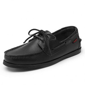 Chaussures en cuir de haute qualité pour bateau à voile, mocassins confortables pour hommes, chaussures décontractées pour la marche, chaussures de bateau pour affaires - Product Image 6