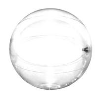 Couleur et logo personnalisés ballon de plage géant blanc 100 cm cadeau publicitaire promotionnel énorme ballon gonflable d'eau jouet