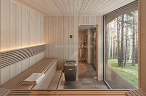 Préfabriqué modulaire minuscule préfabriqué bricolage plage Portable cabine Bungalow fabriqué Flatpack Kit maisons Casas Prefabricadas <span class=keywords><strong>maison</strong></span> écologique - Product Image 4