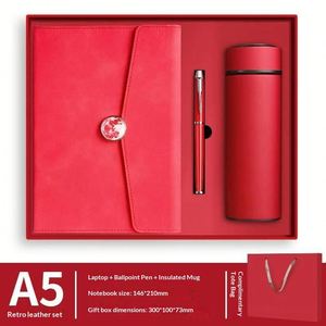 Artículos Promocionales, Cuaderno de Tapa Dura de PU, Regalo Ejecutivo Corporativo, Papelería de Oficina Personalizada, Bolígrafo A5, Termo, Regalo - Product Image 4