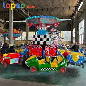 Manèges de parc intérieurs <span class=keywords><strong>et</strong></span> extérieurs, manèges de voitures volantes folles à 24 places à vendre, jeux de voitures rebondissantes - Product Image 2