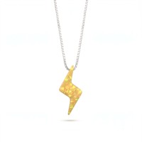 925 Sterling Silber Zeus' Blitz Roter Opal Anhänger Halskette Schmuck