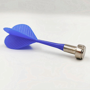 Wholesale Large 85mm Six-Color Leisure Magnetic <strong>Darts</strong> with Super Strong Tungsten Steel Safe Iron Plastic <strong>Dart</strong> <strong>Case</strong> - Product Image 1