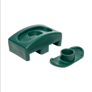 Accessoires de clôture en fer résistants aux intempéries, écologiques, avec revêtement en poudre antirouille : supports, embouts de <span class=keywords><strong>base</strong></span>, quincaillerie <span class=keywords><strong>pour</strong></span> clôture extérieure - Product Image 6
