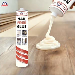 Cartouche de mastic sans clou en gros, colle adhésive puissante, logo personnalisé OEM pour mastic de plinthe et de <span class=keywords><strong>cuisine</strong></span> - Product Image 6