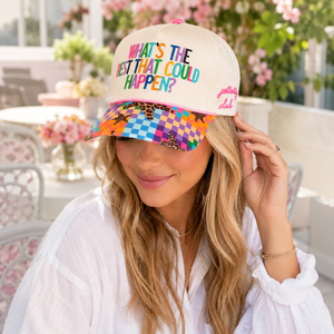 Gorra Deportiva Dymf de 5 Paneles con Bordado Colorido para Mujer, de Alta Calidad, Personalizada para Actividades al Aire Libre - Product Image 3