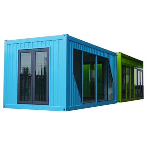 Chine 20 pieds 40 pieds Maison Prfabrique Maison modulaire Maisons préfabriquées Conteneurs de <span class=keywords><strong>restaurant</strong></span> Maison portable en conteneur ondulé - Product Image 1
