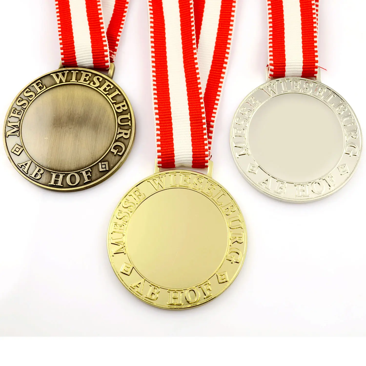 OEM Custom medaglione medaglione di metallo medaglione di nuoto sportivo in bronzo medaglietta di metallo