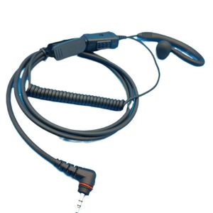 Compatible con el walkie talkie Hytera Pnc360, auricular con micrófono y cable retráctil, accesorio de audio. - Product Image 5
