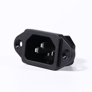 Conector de Alimentación IEC 60320 C14 con Orejetas de Montaje, 10A 250V~, Conector de Corriente Alterna para Montaje en Panel con Terminales de Tornillo, Certificado TUV - Product Image 4