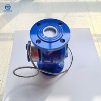 Compteur d'eau numérique en acier inoxydable de qualité industrielle, durable, à haut débit, pour le comptage d'eau des bâtiments commerciaux