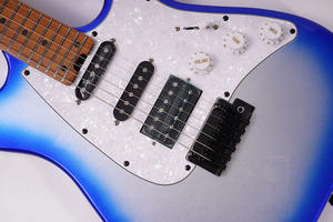 Chitarra Elettrica MOLLO MST-60BL con Pickup Humbucker H-H, Manico in Acero Canadese, Tastiera con Gradiente Luminoso, Corde <span class=keywords><strong>DAddario</strong></span> EXL110 - Product Image 3