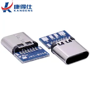 Type C 14 pin usb connector with board welding wire type 16 pin fast charging usb female socket