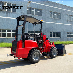 Mini-chargeuse sur pneus TOPFIT H180, capacité maximale de 30 degrés, charge utile de 800 kg, diesel 4x4, pour site minier - Product Image 6