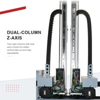 Manipulateur servo à double bras 5 axes haute précision pour machine d'injection de moules à deux plaques